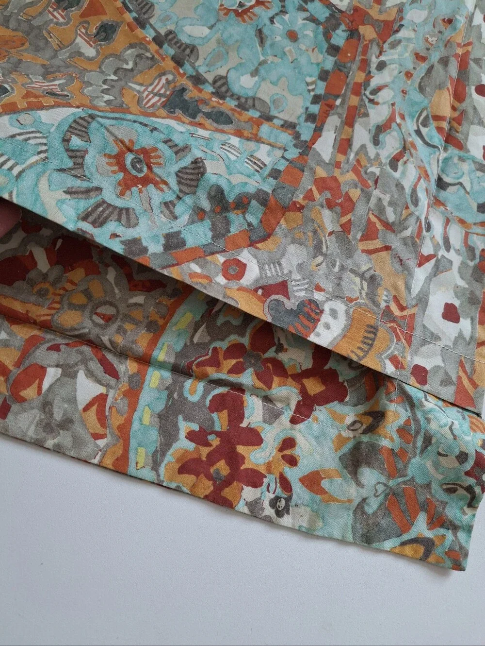 Pottery Barn Paloma Paisley Organic Cotton Standard Pillow Shams (2)